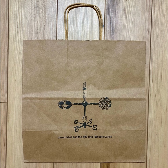 New Jason Isbell and The 400 Unit Weathervanes Paper Bag 13x13x7 - Picture 1 of 7